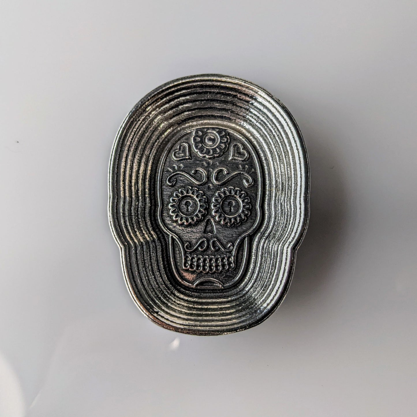Calavera Ring Dish, Sugar Skull Trinket Dish