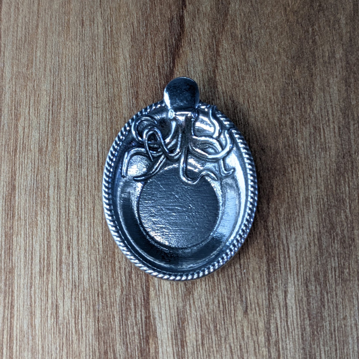 Pewter Octopus Ring Dish, Trinket Dish, Mini Bowl