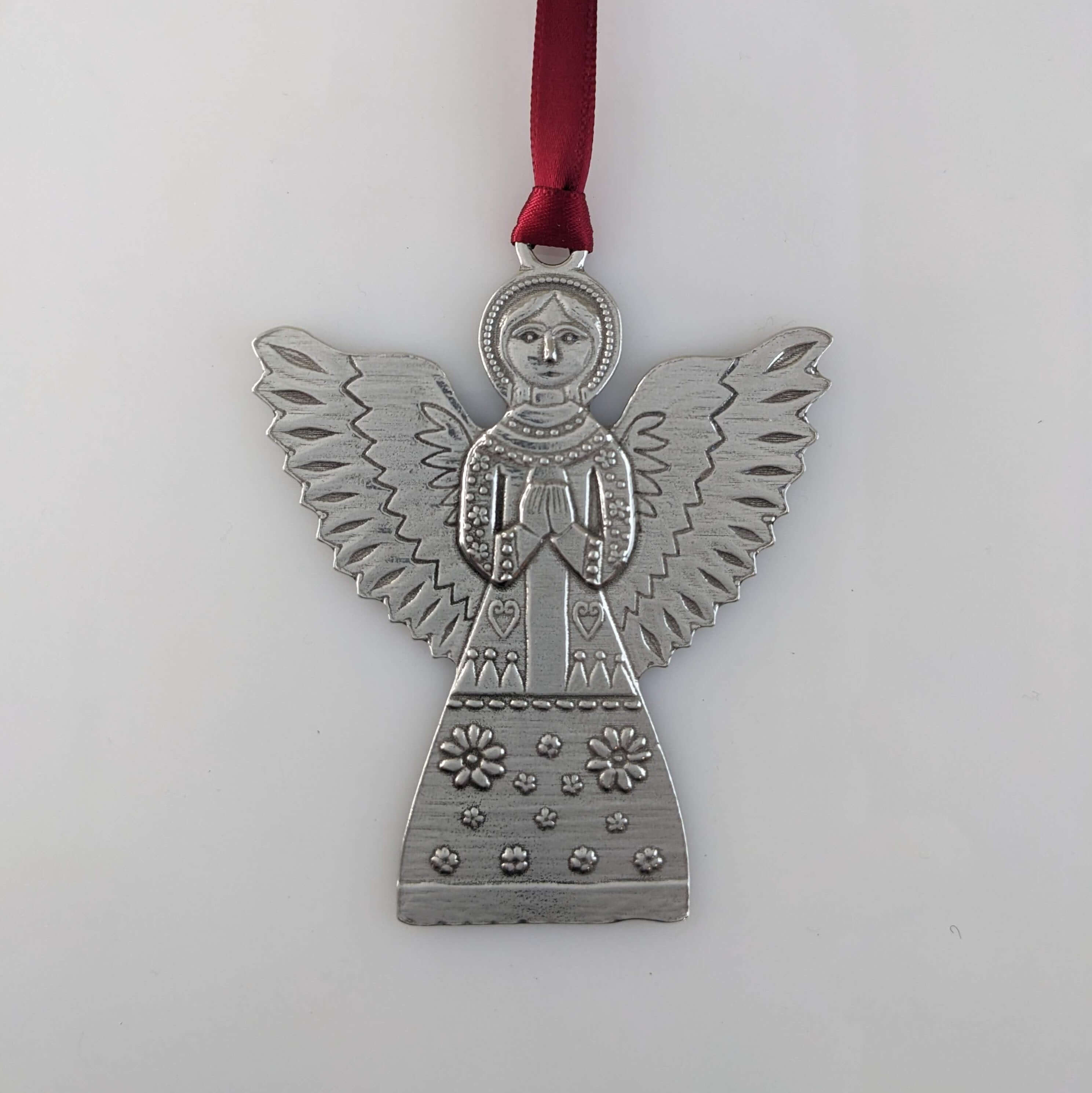 Angel Pewter Ornament