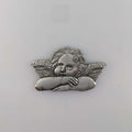 Angel Right Pewter Magnet – handmade in Oregon