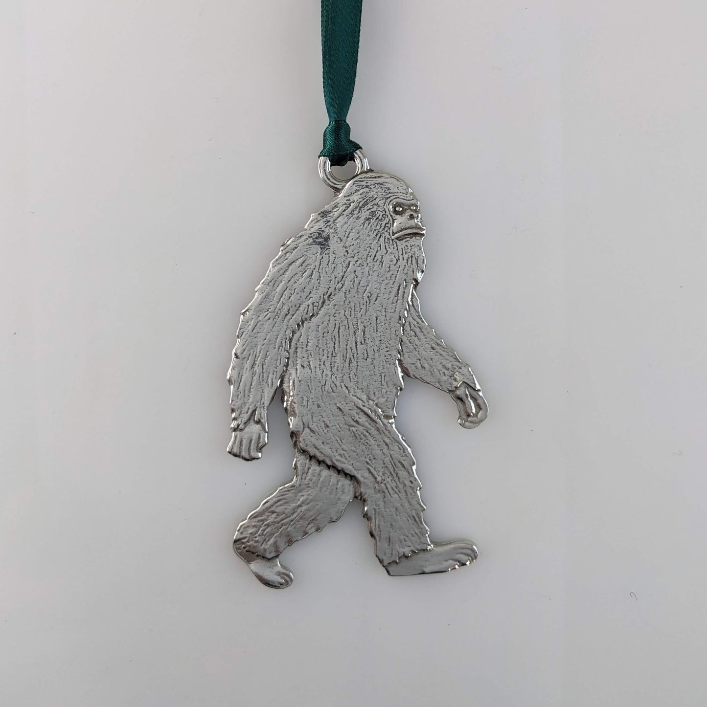 Bigfoot, Sasquatch pewter Christmas Ornament