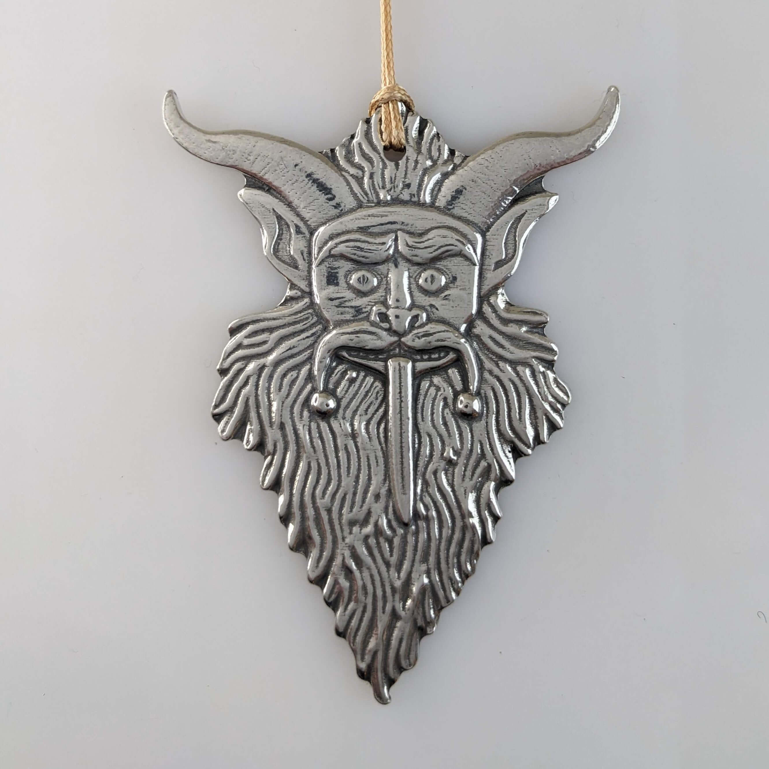 Krampus pewter Ornament