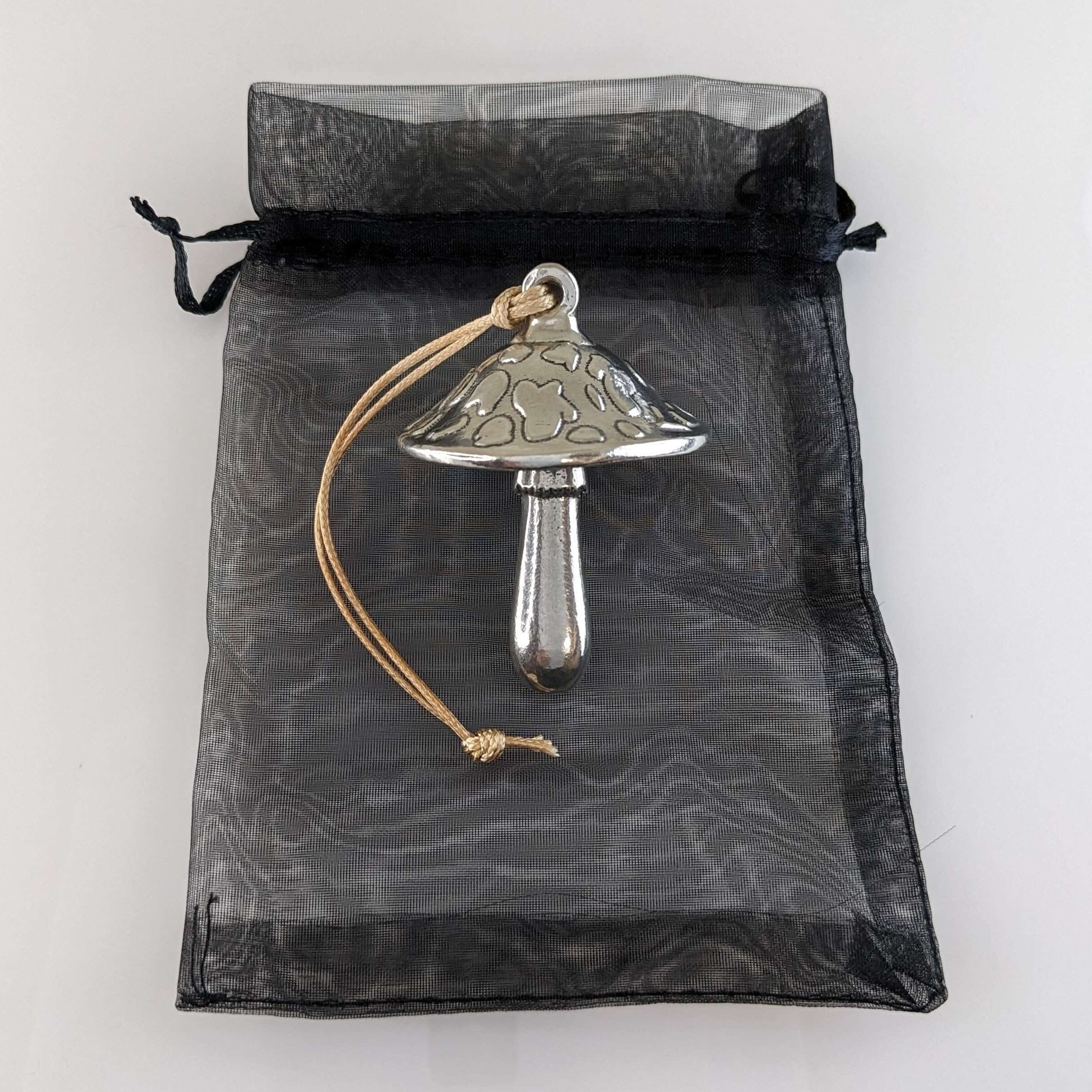 Mushroom Pewter Ornament