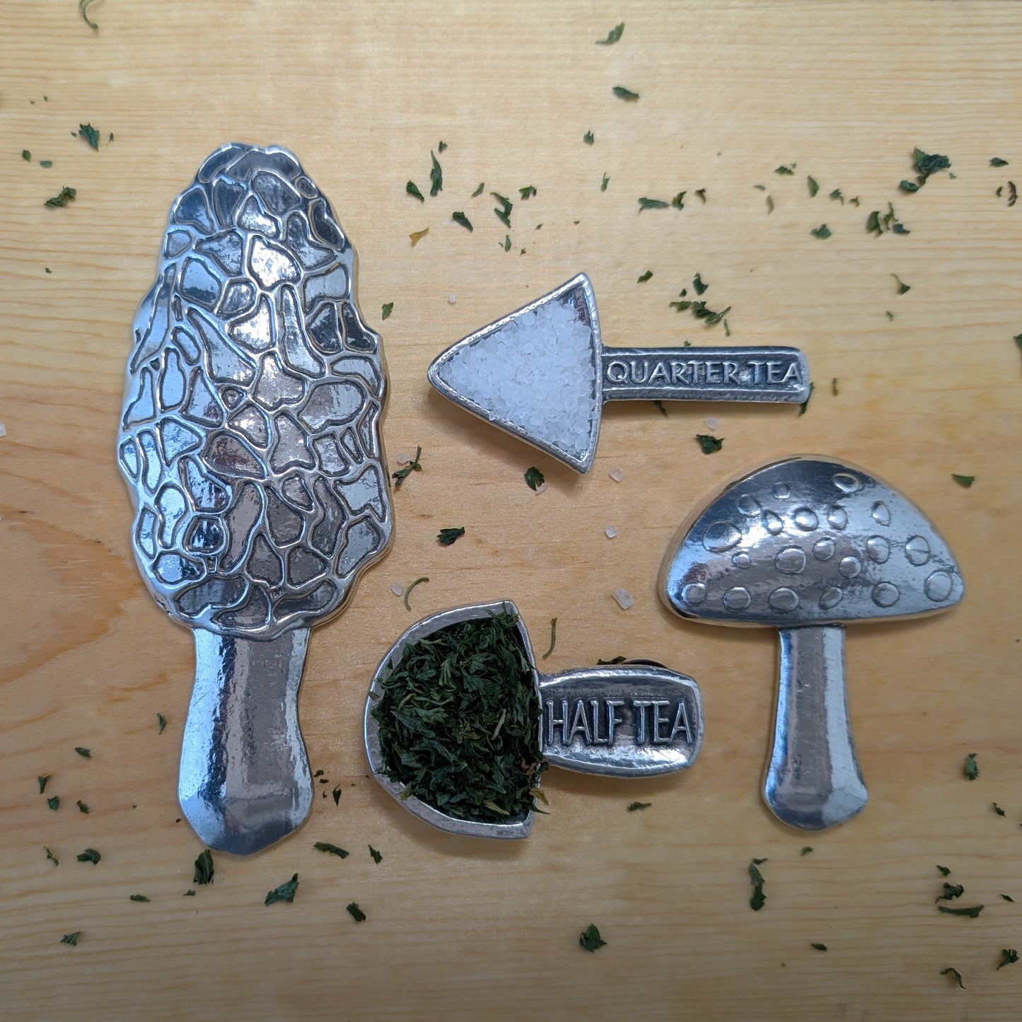 Mushroom Measuring Spoons - Set of 4