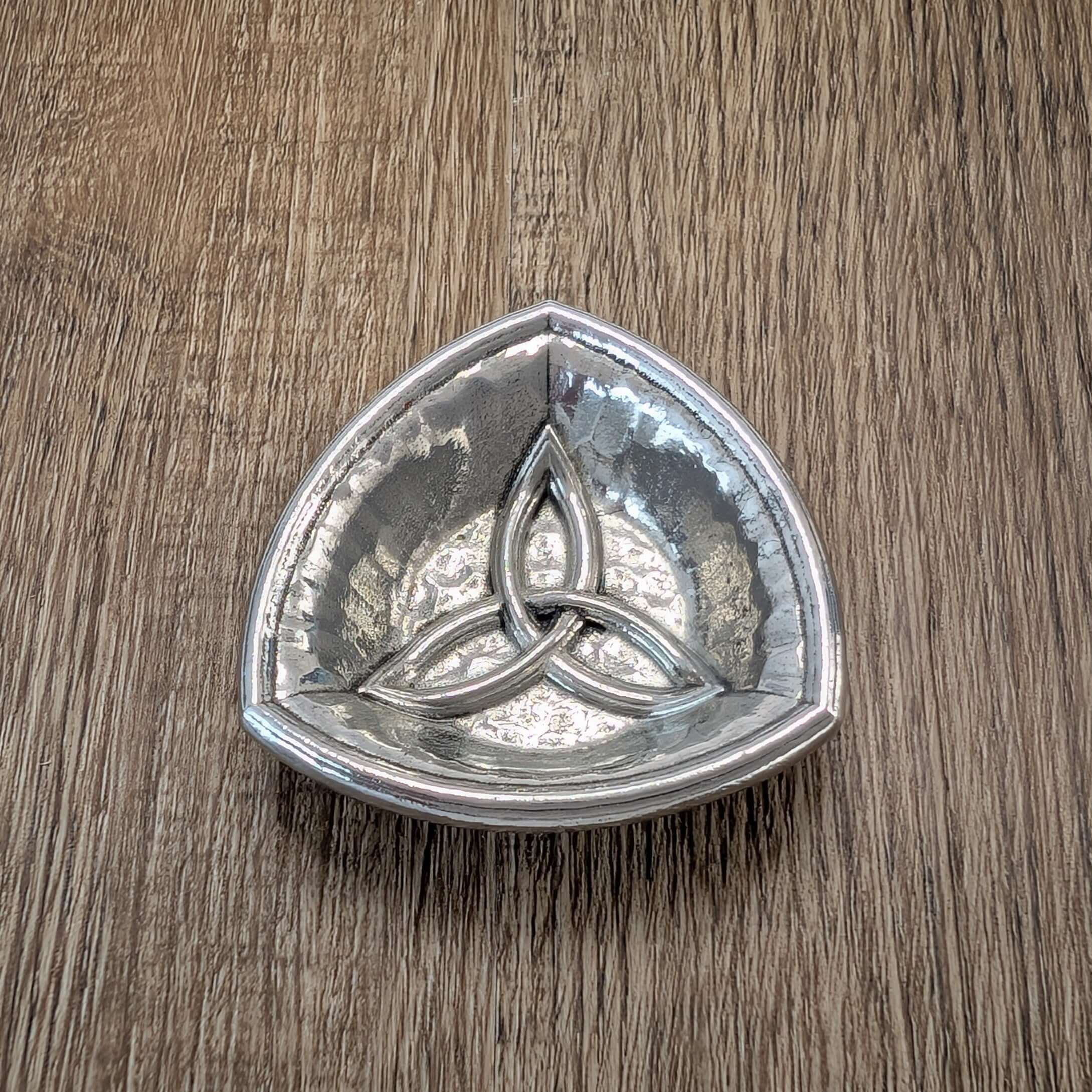Celtic Trinity Knot Ring Dish, Small Triquetra Jewelry Holder