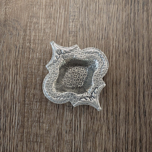 Arabesque Ring Dish, Small Jewelry Keeper – handmade pewter, made in Oregon