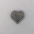 Pie Heart – handmade pewter, made in Oregon