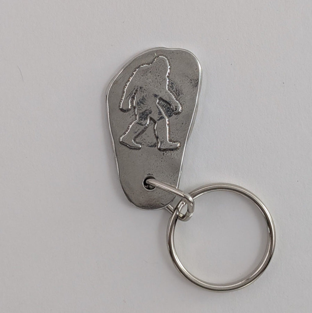 Roosfoos bigfoot silhouette keychain