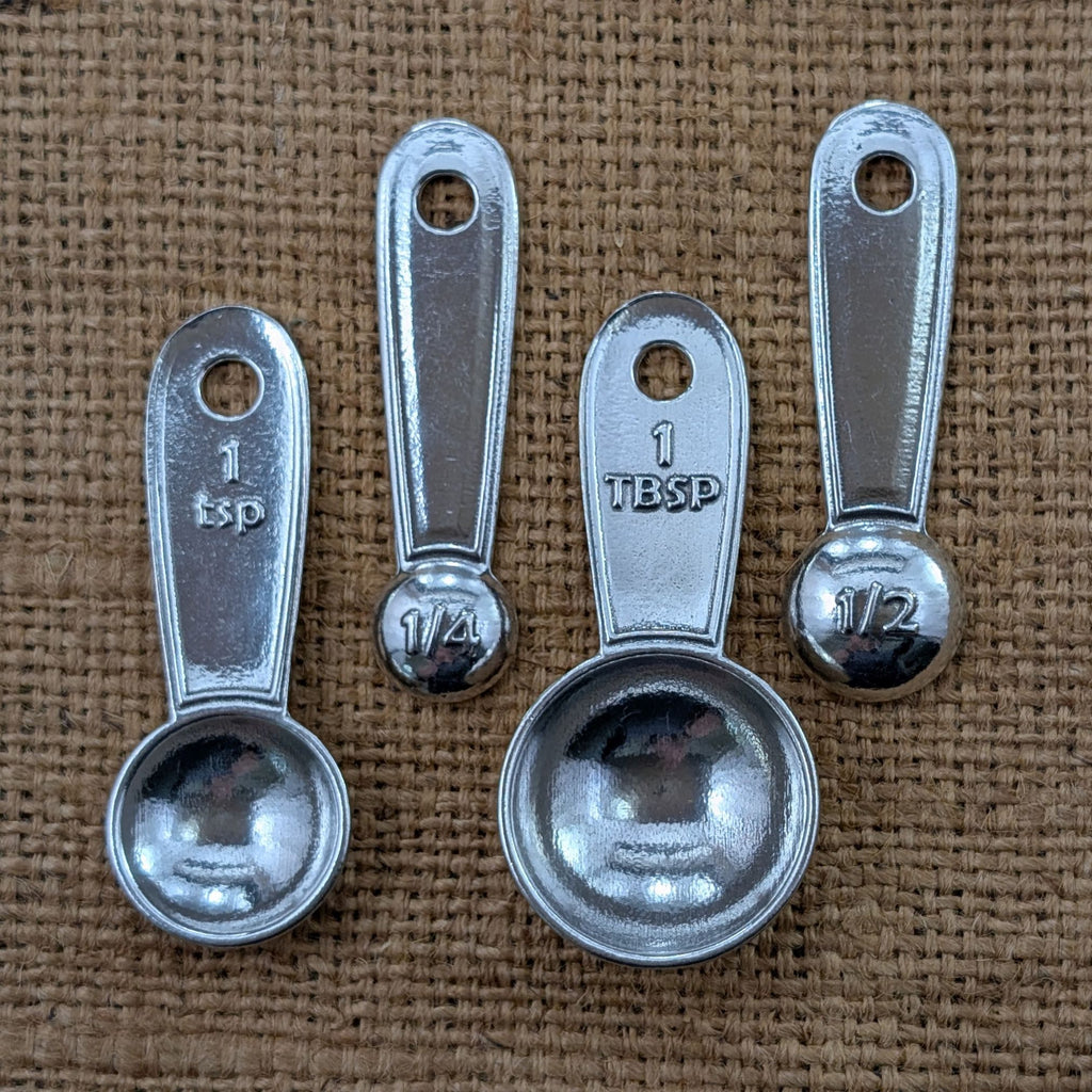 Daily Measuring Spoon Set– handmade pewter, made in Oregon 2