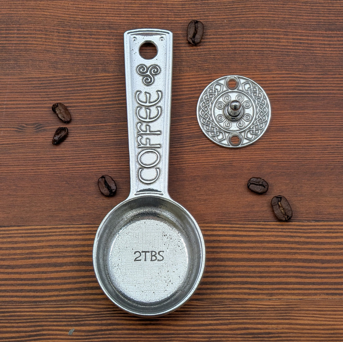 Celtic Coffee Scoop with Wall Hook