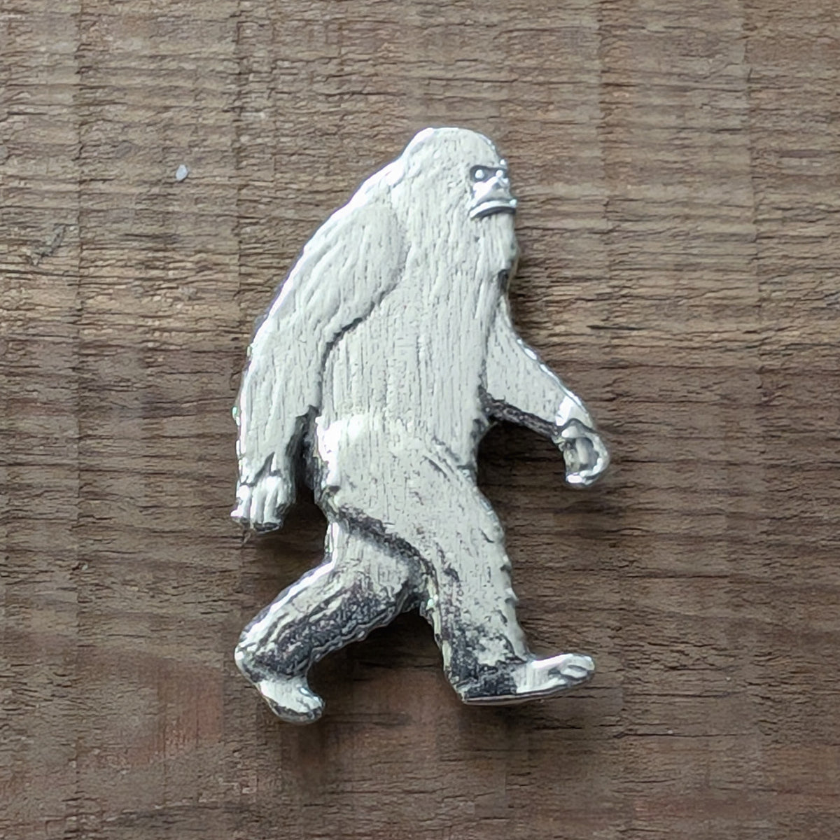 Bigfoot Magnet – handmade pewter, made in Oregon