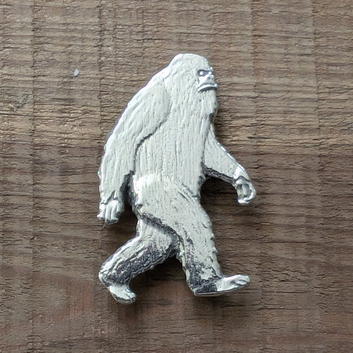 Bigfoot Magnet – handmade pewter, made in Oregon