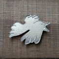 Bird Magnet – handmade pewter, made in Oregon