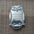 Cornelius the Owl Magnet – handmade pewter, made in Oregon