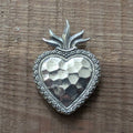 Milagro Heart Magnet – handmade pewter, made in Oregon
