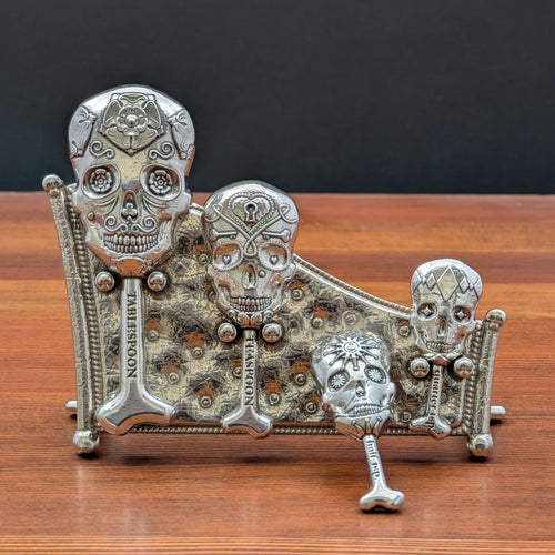 Calavera Measuring Spoons with Stand