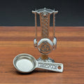 Celtic Knot Measuring Spoons with Stand