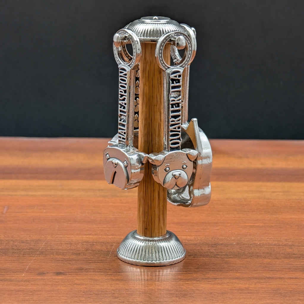 Dog Measuring Spoons with Stand