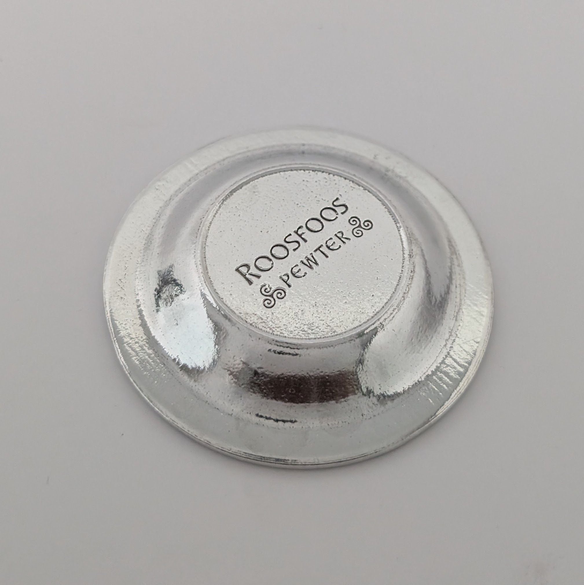 Celtic Dara Knot Pewter Ring Dish — 3” Round Trinket Dish / Teabag Holder / Catchall