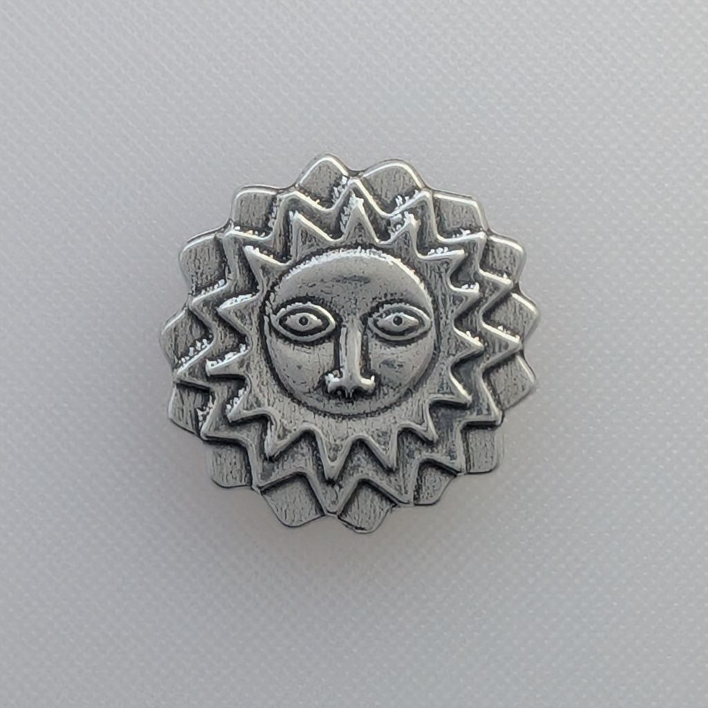 Pewter Sun Face magnet
