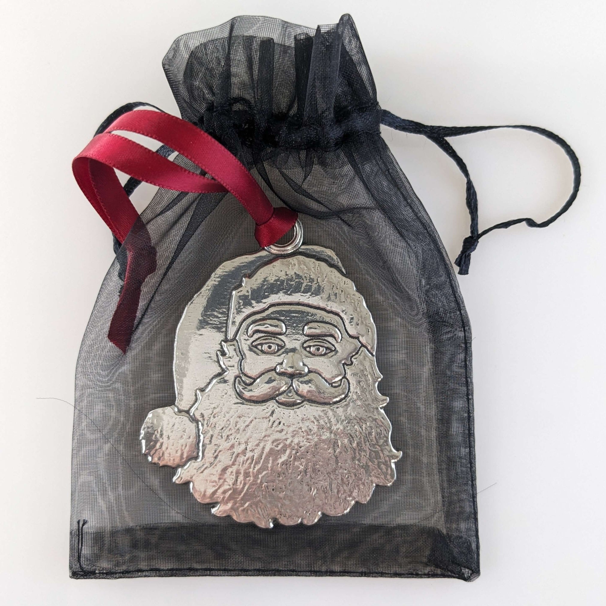 Santa Claus Pewter Ornament