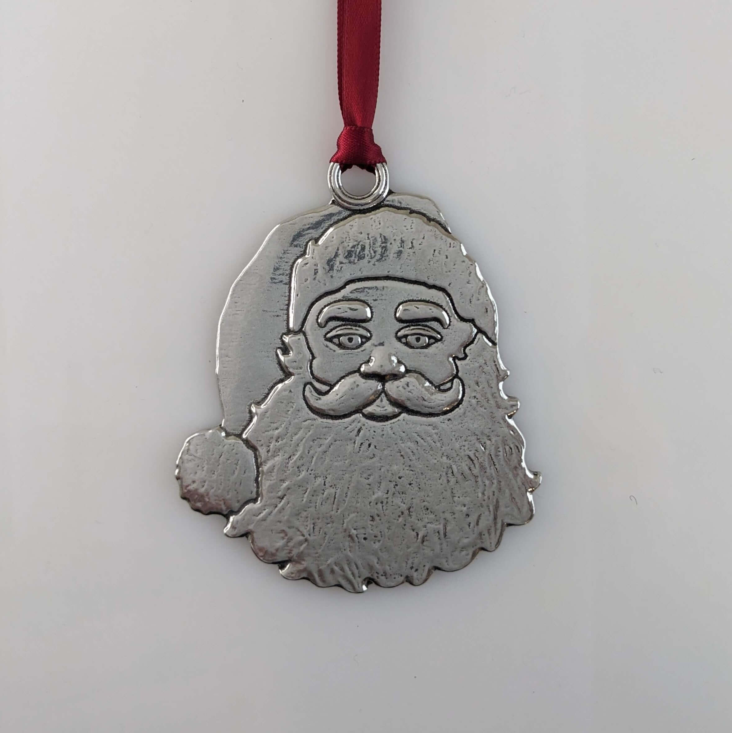Santa Claus Pewter Ornament