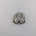 Walter the Dog – handmade pewter, made in Oregon