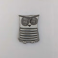 Wendel the Owl – handmade pewter, made in Oregon