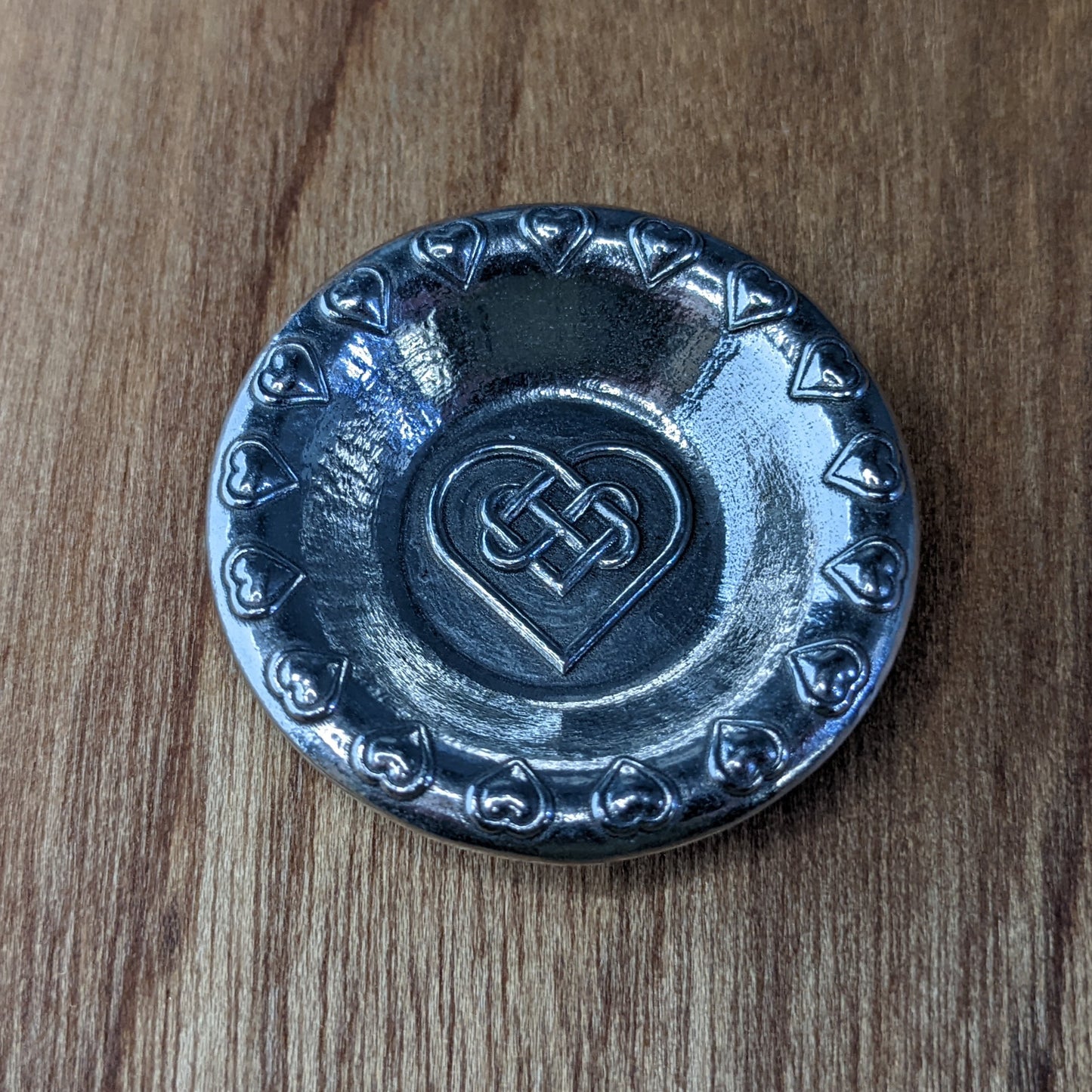 Heart Ring Dish, Celtic Knot Trinket Dish